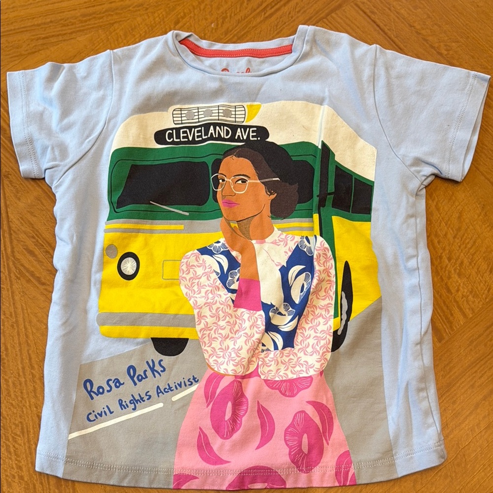 Kids Rosa Parks Graphic T-Shirt - Blue